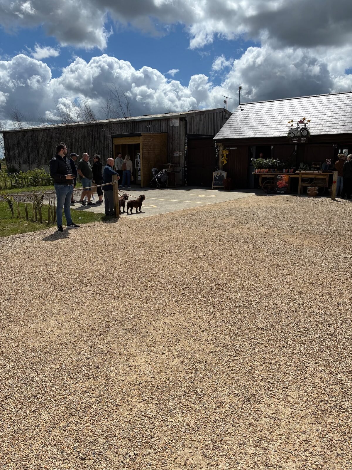 The setting at Jeremy Clarkson’s Diddly Squat Farm