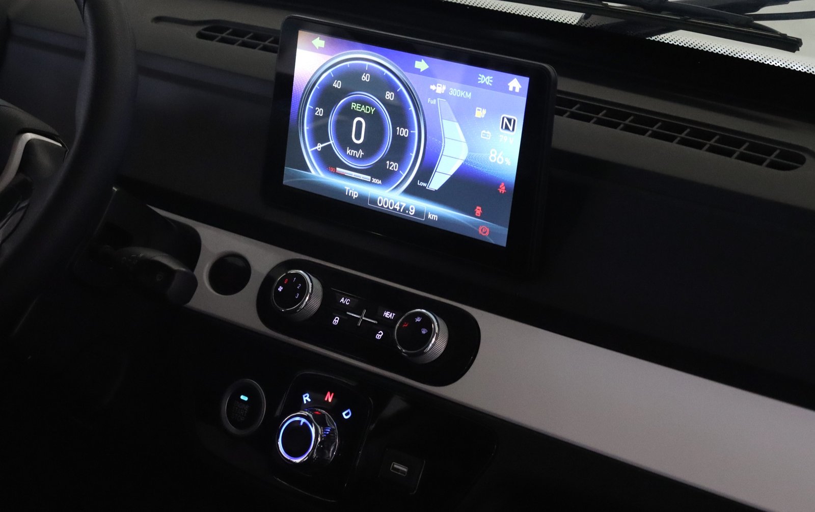 EVC CitySprint interior wide view