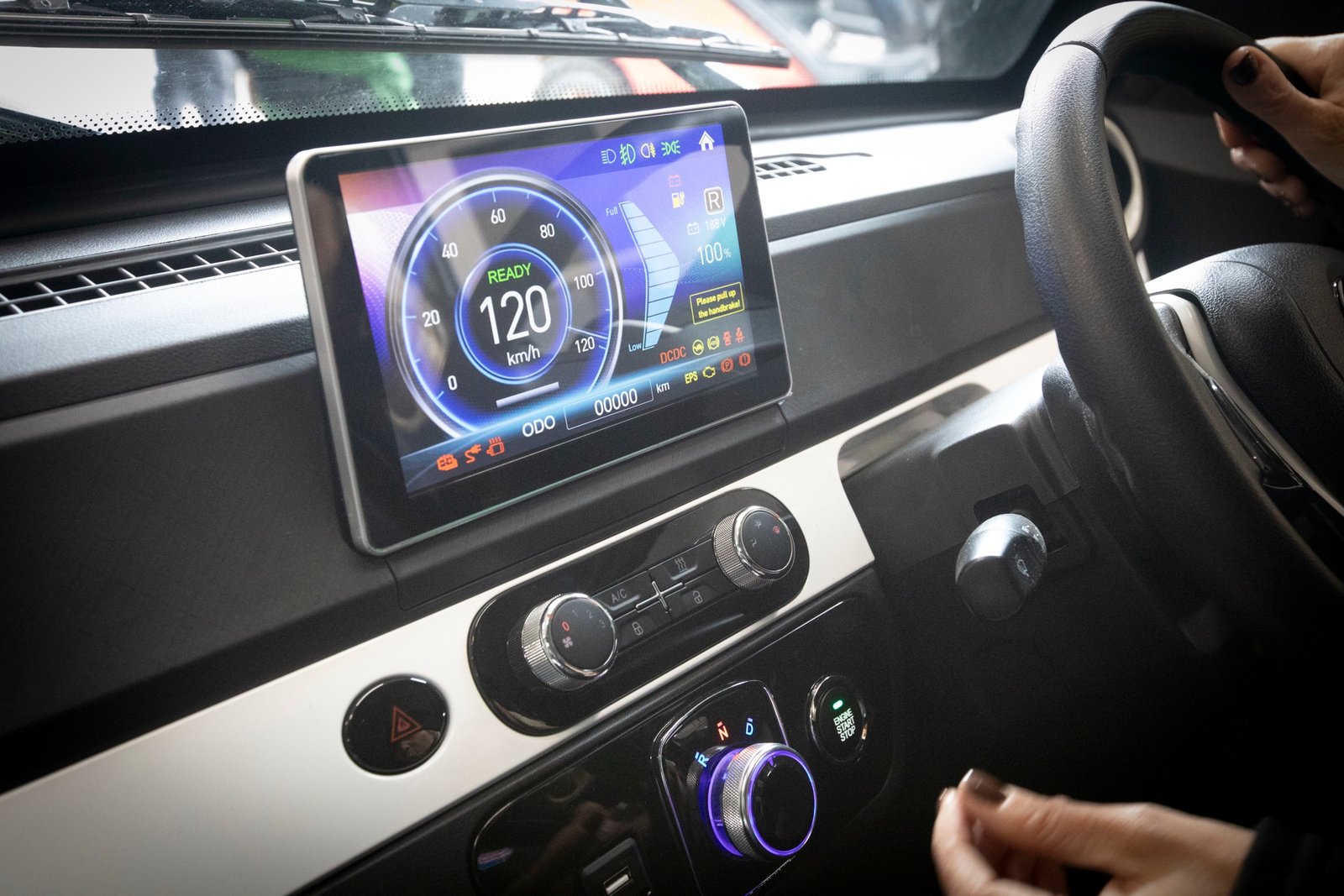 EVC CitySprint digital instrument display