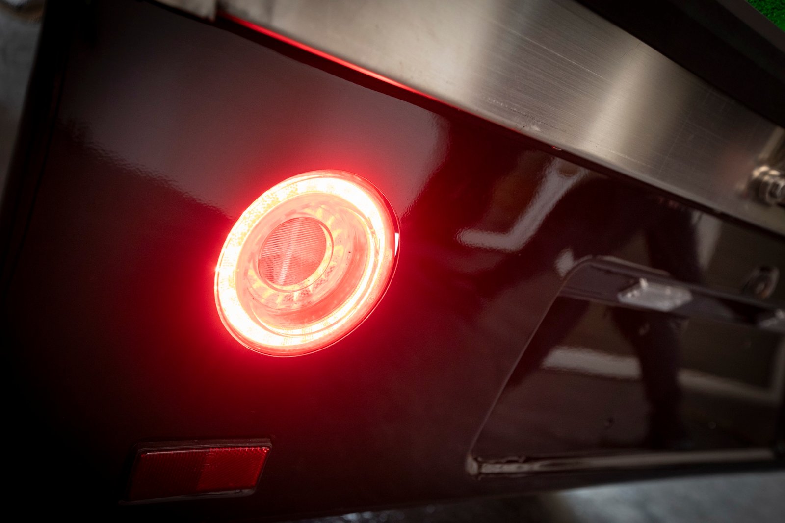 EVC CitySprint LED tail light glowing