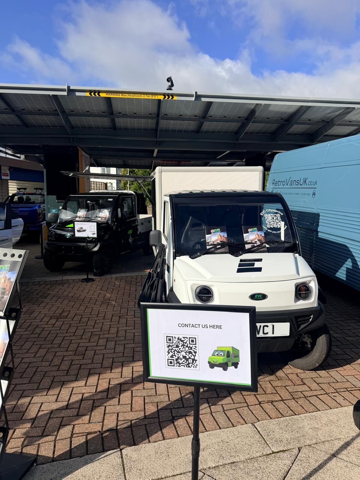 A CitySprint box van ready for visitors to explore