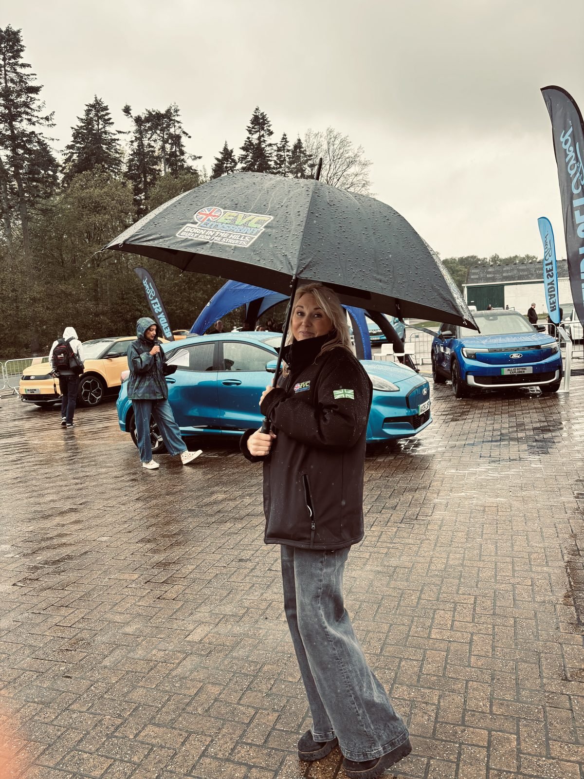 Braving the elements at Harrogate, lots of fun had by all