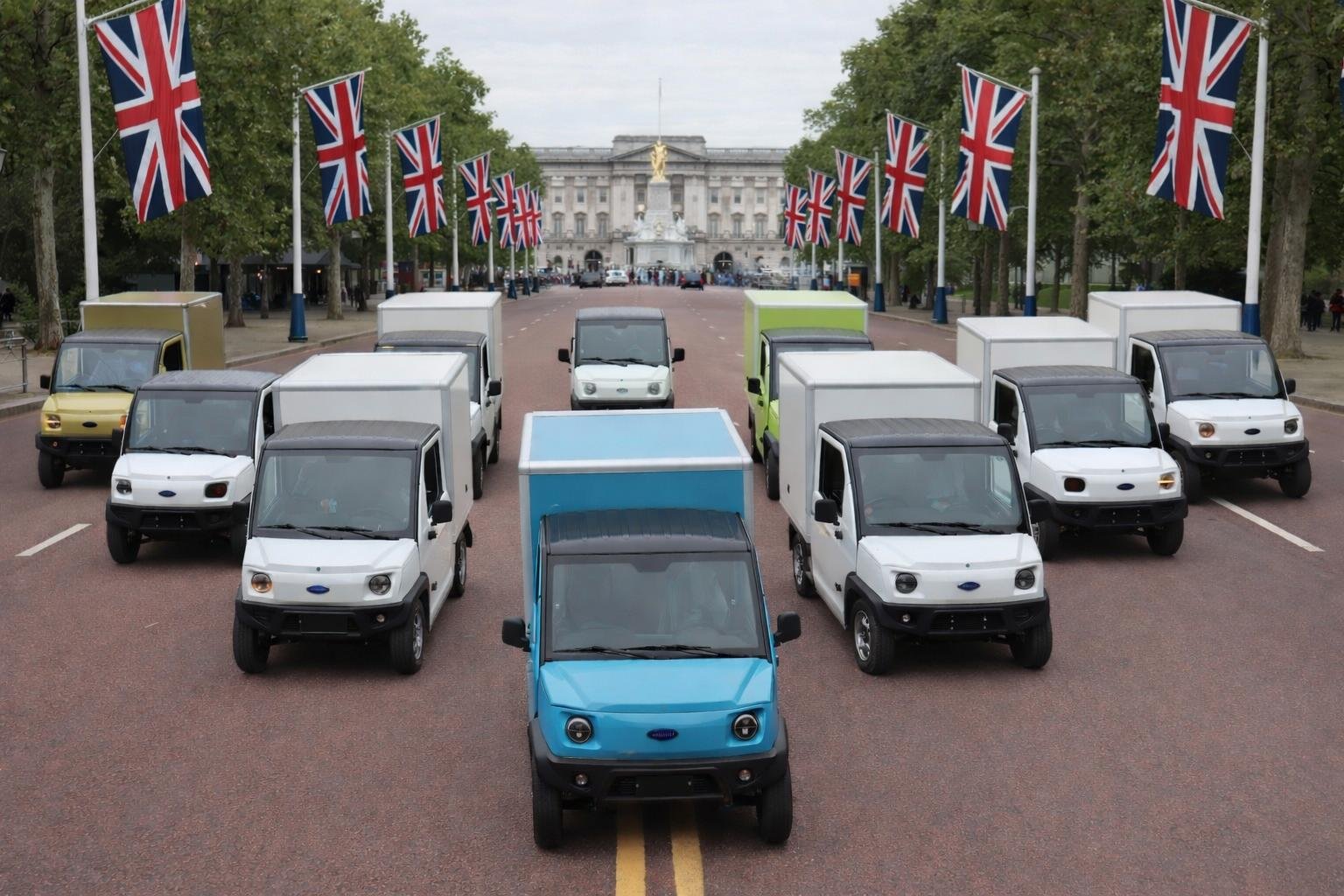 EVC CitySprint electric delivery vehicle on the road