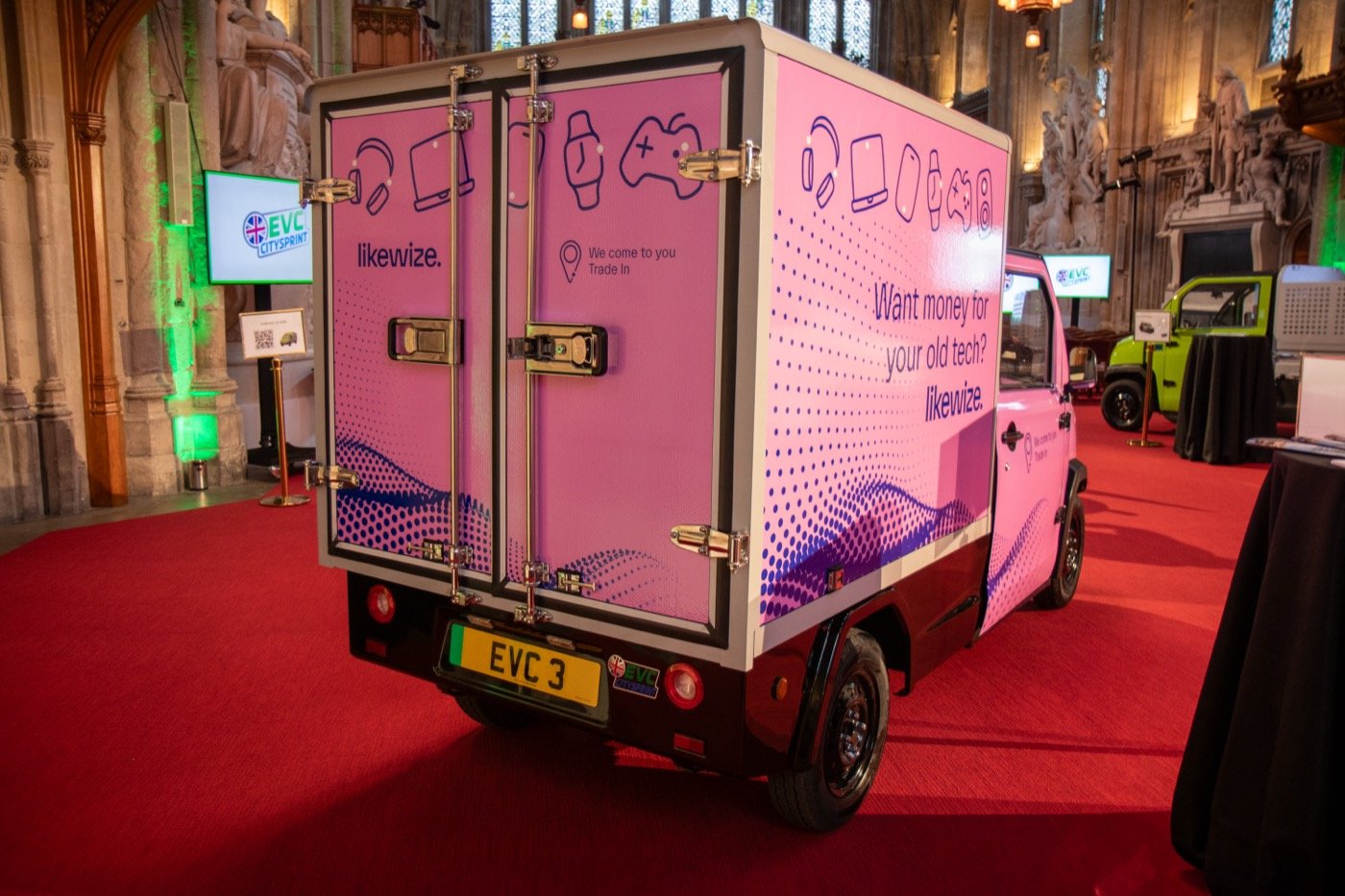 Likewize-branded CitySprint showing rear cargo access