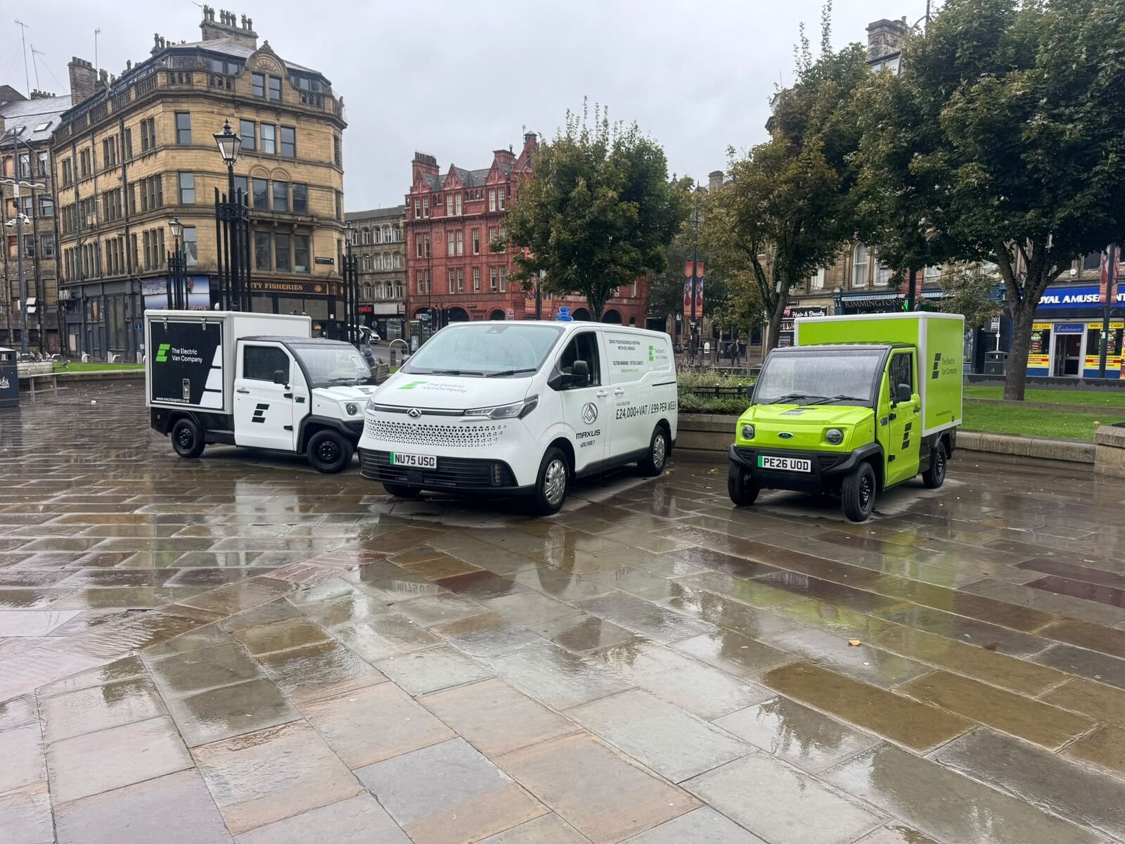 The full EVC display in Centenary Square