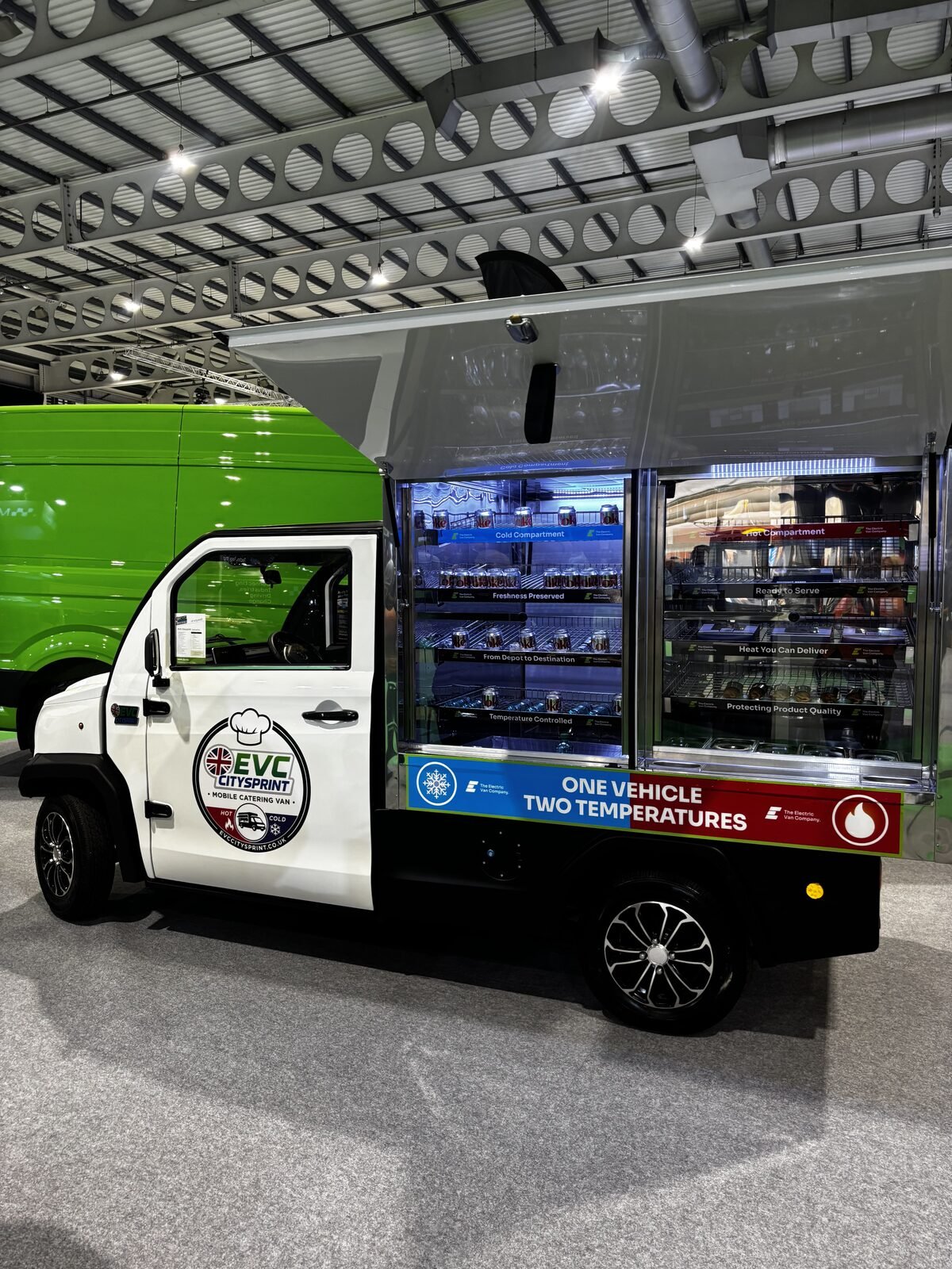 The new Hot and Cold catering vehicle making its debut
