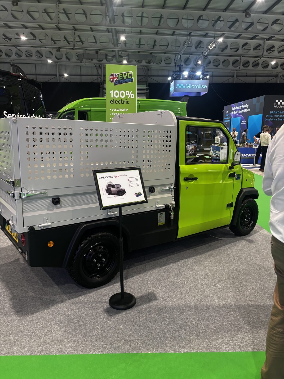 The CitySprint Dropsider on the stand