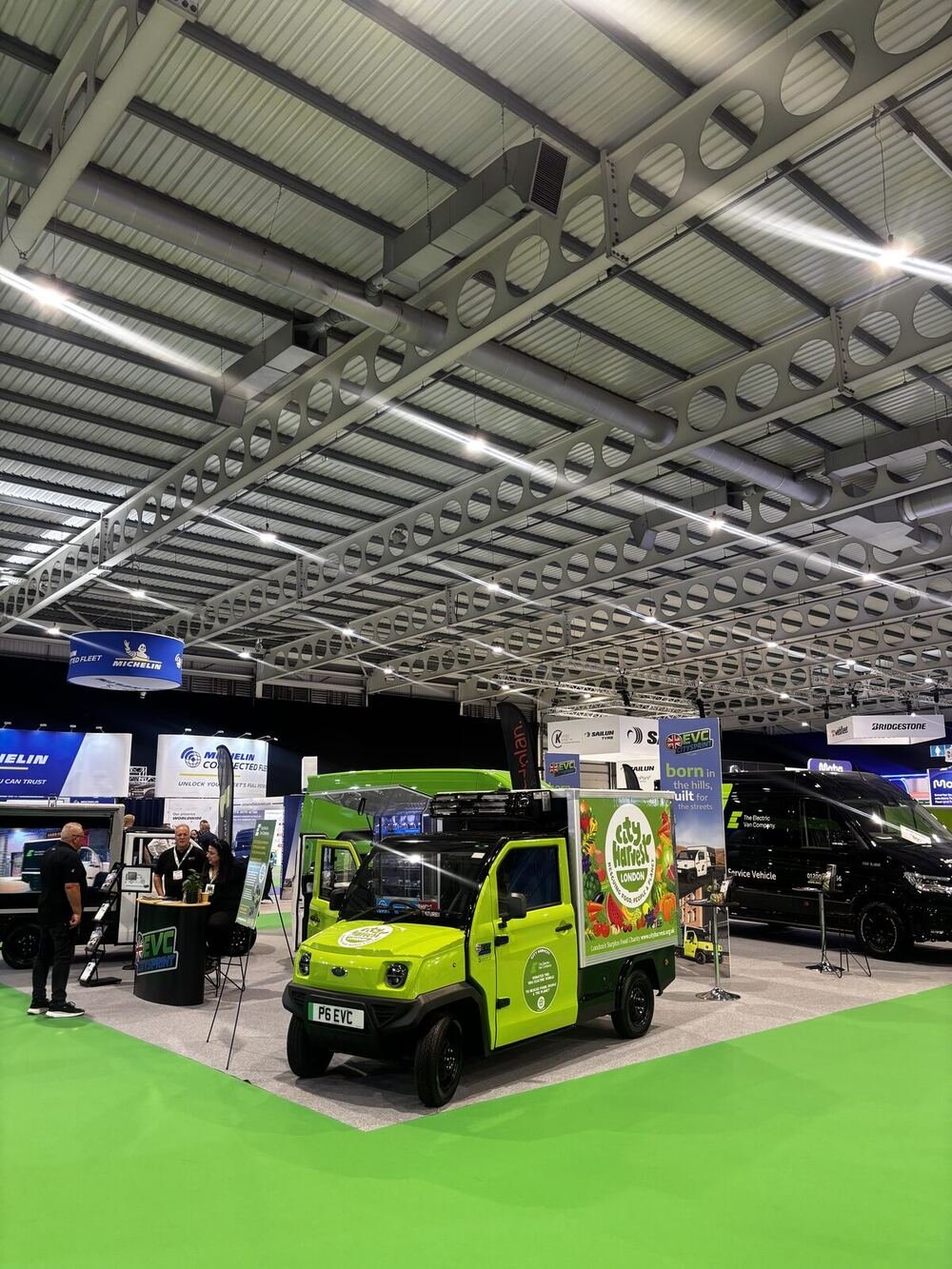 The complete CitySprint line-up on Stand G49