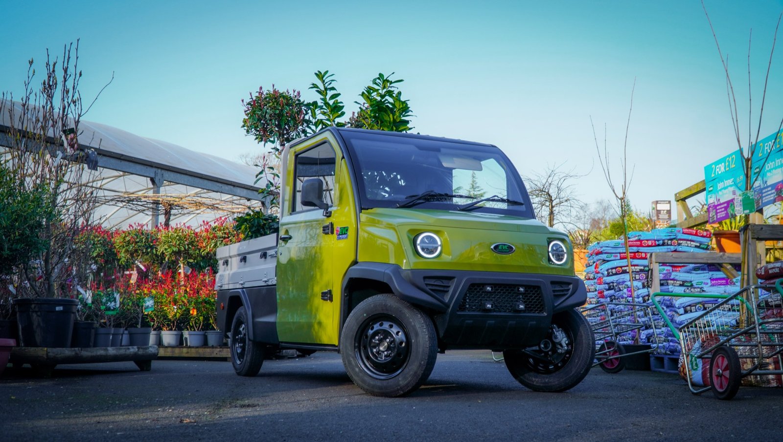 EVC CitySprint at garden centre